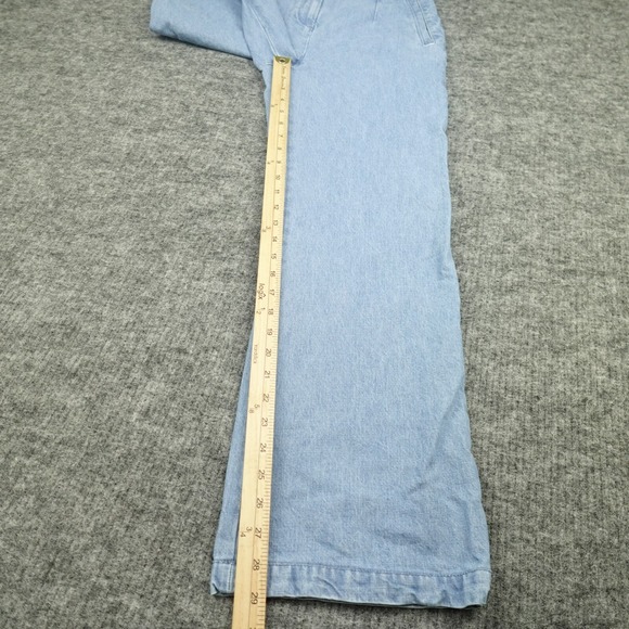 Sezane Light Blue Flare & Wide Leg Jeans - Picture 6 of 10